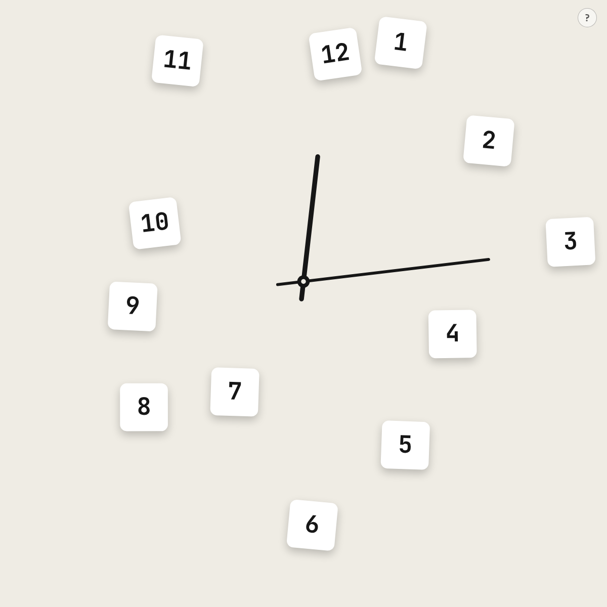 The Anti-Grid clock — the time hidden in an inverted grid