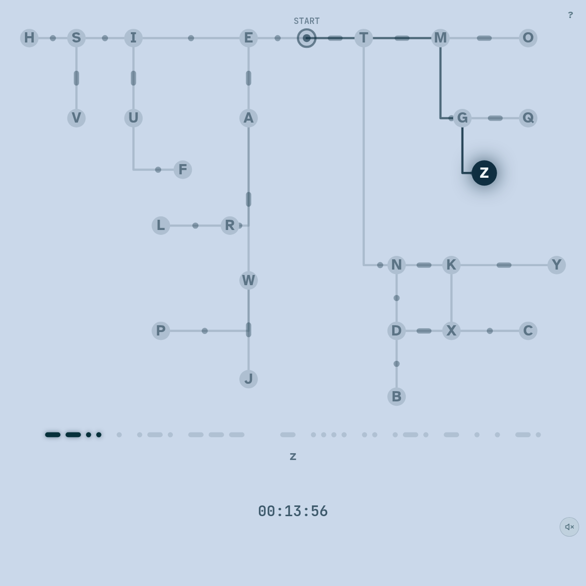 The Morse clock — the time tapped out down a dichotomic decoding tree