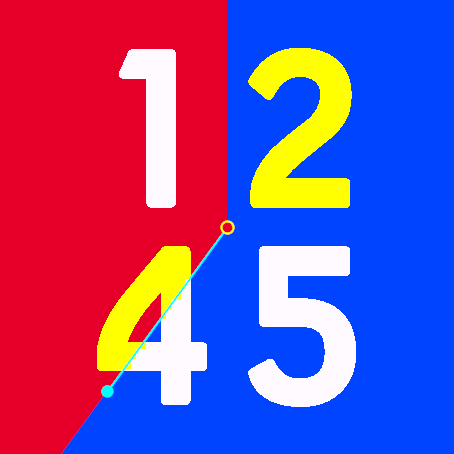 Sweep on a round Garmin watch, with four Bauhaus numerals crossed by a bright color sweep.
