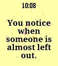 Compliment on a Pebble display