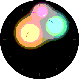 Gooey on a round Pebble