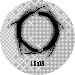 Heptapod on a round Pebble