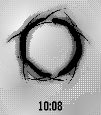 Heptapod on a supported Pebble display.